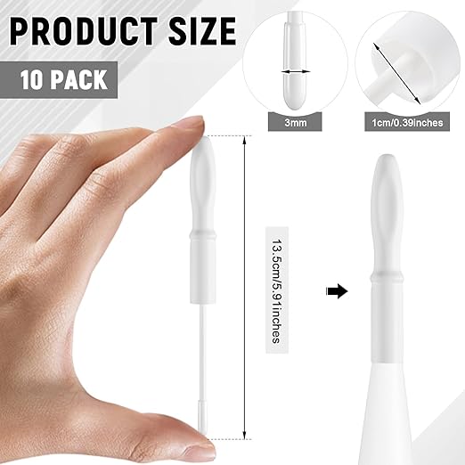 Gisafai 10 Pcs Caulk Tube Caps Reusable Caulk Saver Tube Sealer Caps Finishing Tool for Sealing and Preserving Open Universal Prevent Drying (White)