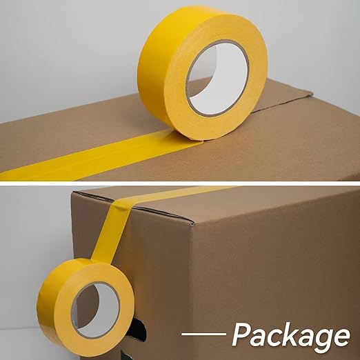 Reniteco Yellow Duct Tape- 3 inches x 45 Yards, Waterproof & All-Weather, No Residue, UV Resistant, Heavy Duty for Car, Home & Outdoor Repairs, 1 Roll