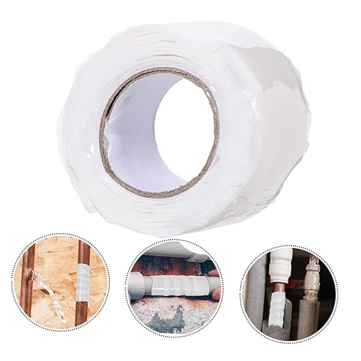 Alipis Pipe Sealing Tape for Leak Repair Rubberized Sealant Tape for Pipes and Gaps Wide Self-Adhesive
