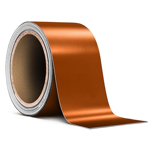 VViViD Satin Copper Chrome Pinstripe Vinyl Tape Roll (2” x 25ft)