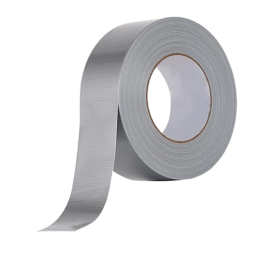 32.8 Feet (100mm) Thick Silver Fabric Waterproof Tape for Sealing and Repairing Pipes