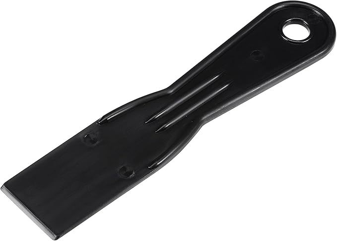 uxcell Putty Scraper 1.5" ABS Plastic Spatula Drywall Patch Repair Spreader Wall Covering Smoother Black 4Pcs