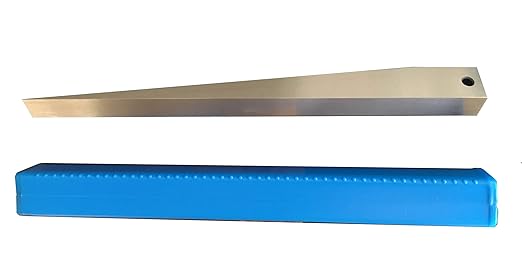 Precision Wedge Gap Feeler Gauge with High-Contrast Markings, Stainless Steel Taper Gauge for Automotive Repair & Metalworking - Easy-Read Scale Design, Clear Numerical Identification (1-15mm)