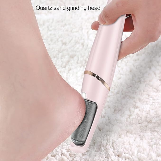 Electric Foot Callus Remover, Electronic Foot File, Scrubber Pedicure Tools for Cracked Heels Dead Skin, Exfoliating Heel Files for Feet Care