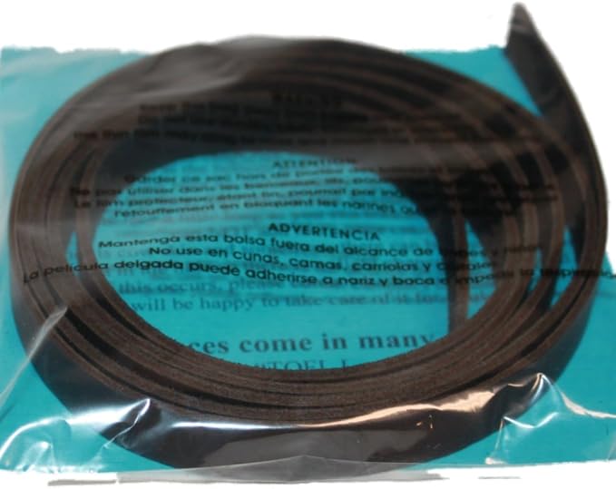 Leather Strap for Crafts & Jewelry | 72 Long × 5/8" Wide × 1/8" Thick (7-8oz) | Genuine Leather Strips for Crafts, Projects or Repairs - Black | 4-Pack
