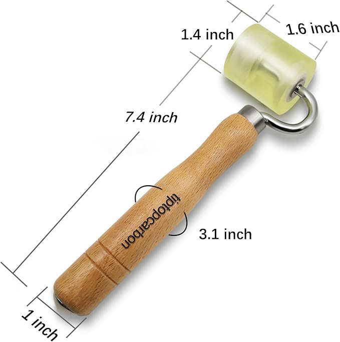 tiptopcarbon Wallpaper Smoothing Tool with Seam Roller for Contact Paper Adhesive Vinyl 8pcs/Pack