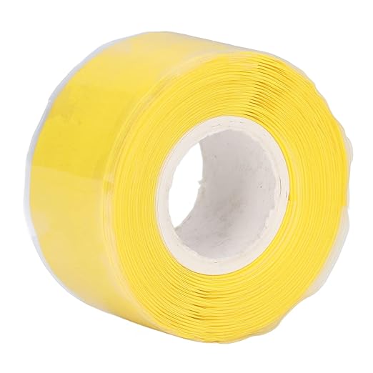 Waterproof Self-Welding Silicone Tape for Sealing Repair of Water Pipe Hoses (Yellow)
