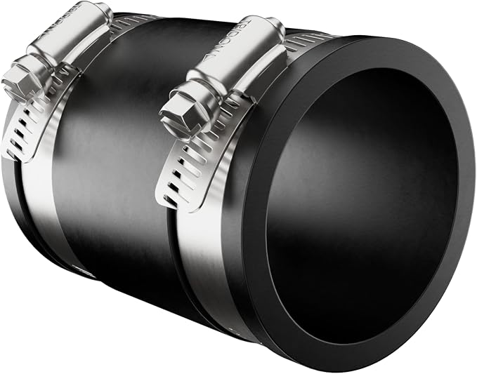 Fernco 1056-22 Flexible Pipe Coupling 2” CI/Plastic/Steel to 2” CI/Plastic/Steel