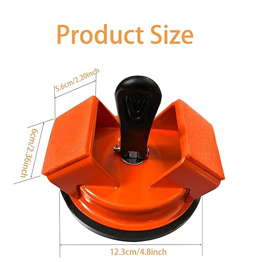 Floor Gap Fixer Tool - Dual 45° Striking Heads Floor Suction Cup Tool for Gaps, Upgraded Heavy Duty Aluminum Alloy Flooring Tools with Suction Cups for Vinyl & Laminate Flooring/Hardwood/Tile