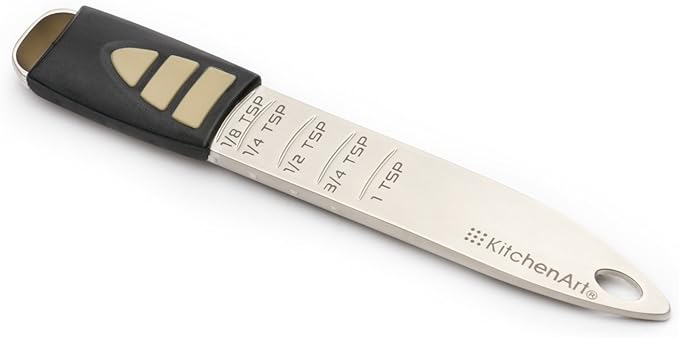 KitchenArt Pro Adjust-A-Teaspoon, Satin,Black