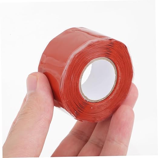 Ipetboom Pipe Repair Tape Self Adhesive Flexible Sealant for PVC Ppr Metal Pipes Compression Resistant Outdoor Sealing Tape for Leak Stop and Insulation Red