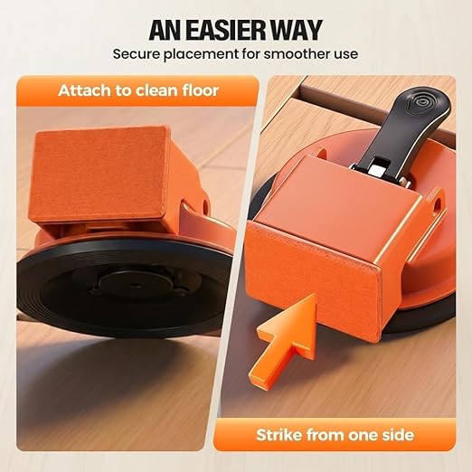 Floor Gap Fixer Tool, Heavy Duty Laminate Floor Gap Fixer Suction Cup Repair Tool, Laminate Flooring Suction Cup Tools for Gaps, Vinyl Floor-Gap Repair Tools for Laminate, Wood, Tile, Vinyl Floor (E)