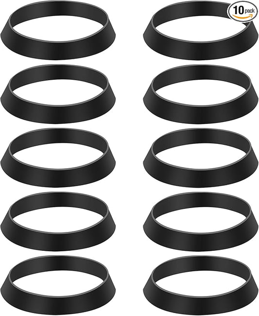10 PCS Seal Ring Silicone Washer Waste Pipe Seal Ring Rubber Gasket Washers Plumbing for 1 1/2 Inch Drain Pipe Sink Drains