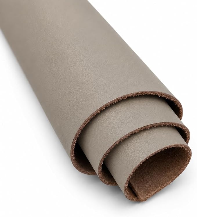 REED Leather HIDES - Cow Skins (100 Square Foot, Taupe) | Arts and Crafts