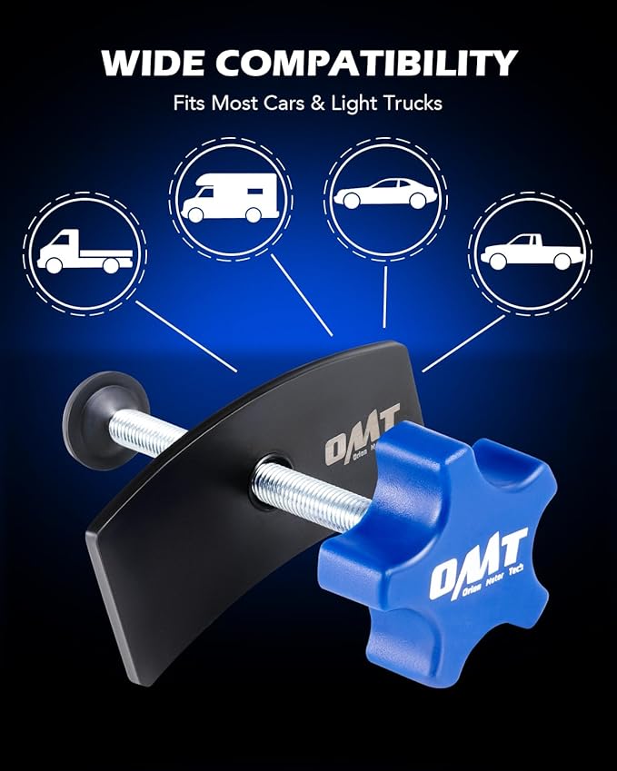 Orion Motor Tech Brake Pad Spreader, Heavy Duty Brake Pad Spreader Tool, Brake Piston Compressor Tool for Compressing Inner Pad, Solid Steel Disc Brake Caliper Spreader for Cars & Light Trucks