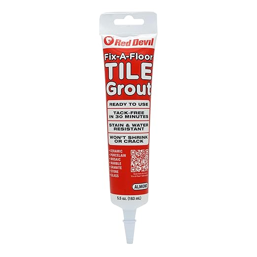 Fix-A-Floor Tile Grout - Almond - 5.5oz. Squeeze Tube