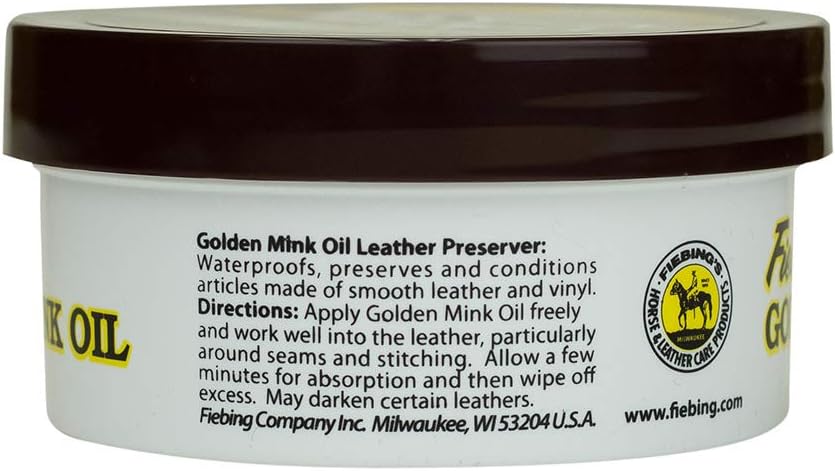 Fiebing's Golden Mink Oil Leather Conditioner