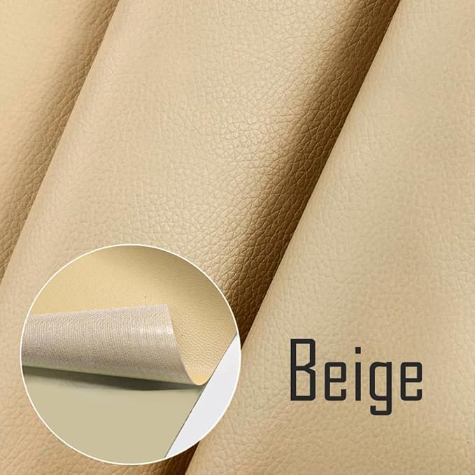 20x20 Inches Leather Repair Patch Self Adhesive, Leather Patch Tape for Furniture, Adhesive Leather Tape for Car Seat Repair, Leather Couch Repair Patch Kit