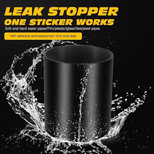 Generic 5M Strong Waterproof Tape Patch Bond Seal Repair Stop Leak Self Adhesive Duct Tape for Bathroom Kitchen Shower Water Pipe Repair, Silver