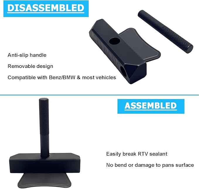 Oil Pan Separator Tool for Most Vehicles, Gasket Separator Tool, Engine Transmissions RTV Sealant Removal Scraper Tool