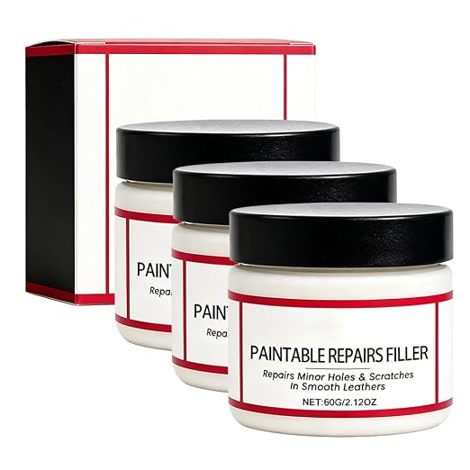 2026 NEW Leather Filler for Filling or Repairing Holes | Scratches Flexible Paste Restorer Multipurpose Refinish for Car Seats Vinyl Sofa Shoes Chair, Tears, Cracks, Scratches