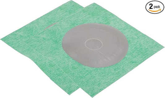2 Pack Hidrotape T 3/8'' to 1-1/8'' Waterproofing Sleeve - Pipe Seal & Wrap - Waterproofing Material for Shower/Bathroom/Drain Pipes - Fabric Base with Rubber Polymer Guard