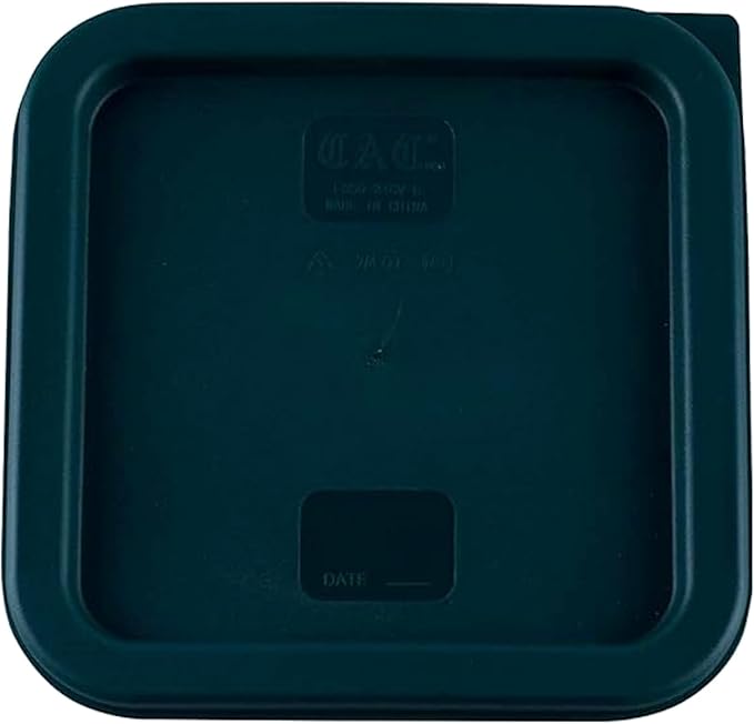 FSE FCC24 Reusable Cover for 2 & 4 Quart Container, Square, Green, NSF