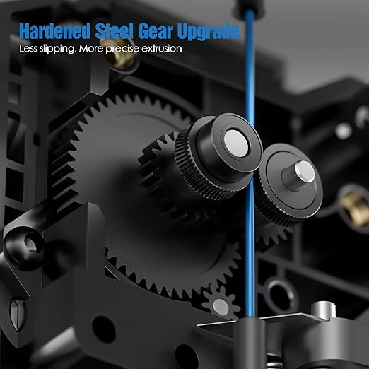 Extruder Gear Kit for Elegoo Centauri Carbon & Centauri Series, Hardened Steel Dual Gear Upgrade with POM Lever for Smooth Feeding & Wear-Resistant Extrusion – 3D Printer Accessories