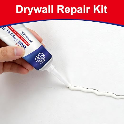 Drywall Repair Kit, Fivewan Wall Patch Repair Kit, Wall Mending Agent with Scraper, Simple Filling of Wall Holes＆Efficient Crack Repair