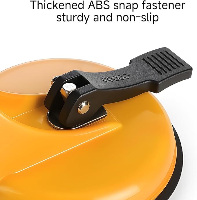 LOZLIN Granite Marble Countertop Seam Leveling Tool, Adjustable Vacuum Suction Clamp Set for Stone Slab Installation and Repair, Professional Gap Adjustment Kit Yellow Rubber