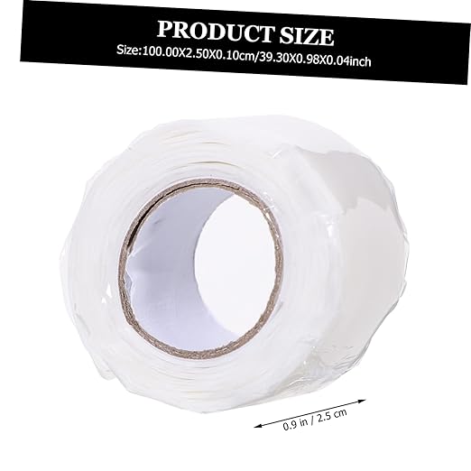 Pipe Waterproofing Tape Stop Water Leaks Seal Tape Repair Tape for Outdoor Use Flexible Silicone Rubber Sealant Tape 1 Roll