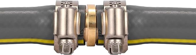 Hourleey 6 Pack Garden Hose Repair Kit, Hose Connector Repair Mender Kit with Stainless Clamp, Fits 3/4"-5/8" Water Hose Repair Fittings