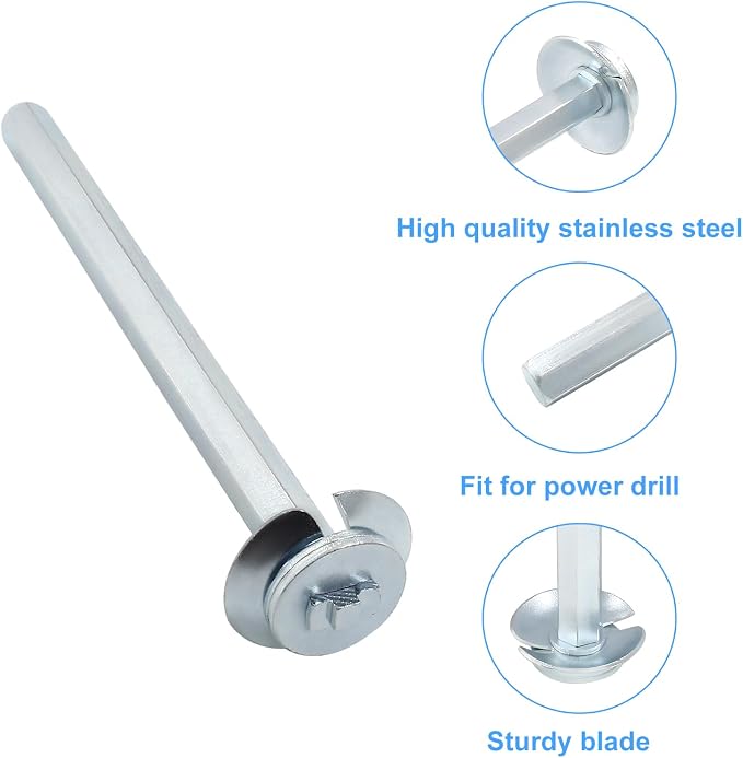 Biaungdo 3/4 Inch Plumbing PVC Pipe Reamer Cutter, PVC Pipe Fitting Socket Saver Pipe Reamer Tool for Removing SCH 40 from Hub, Fits 1/2" Speed Power Drill