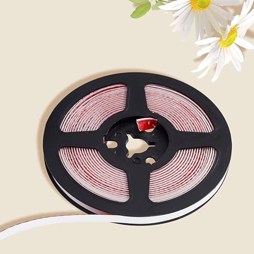 CRASPIRE 20Ft x 1/3" Caulk Strip Self Adhesive Caulking Sealing Tape for Bathroom Waterproof White Narrow PVC Ceramic Corner Tile Gap Sealant Molding Trim Edge Decorative for Kitchen Toilet Bathtub