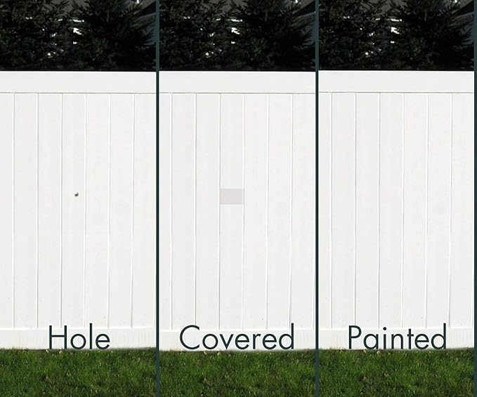 Vinyl Siding Repair Kit, Cover Any Cracks, Holes, or Blemishes on Vinyl Siding (24 Patches)