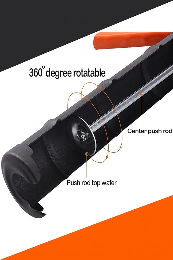 ADAK - Professional Caulking Gun, 10:1 Thrust Ratio, Caulking Gun No Drip, Hand Tool for Silicone & Sealant Application, Smooth Pressure Caulk Gun, Caulking Gun Tool