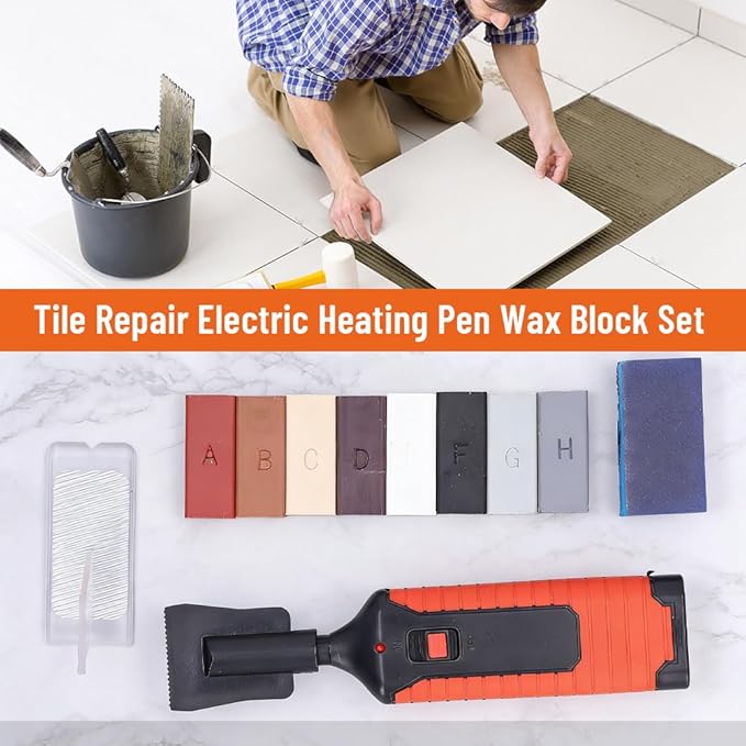 Tile Repair Electric Heating Pen, Crack Gaps Repairing Tools for Stone Porcelain