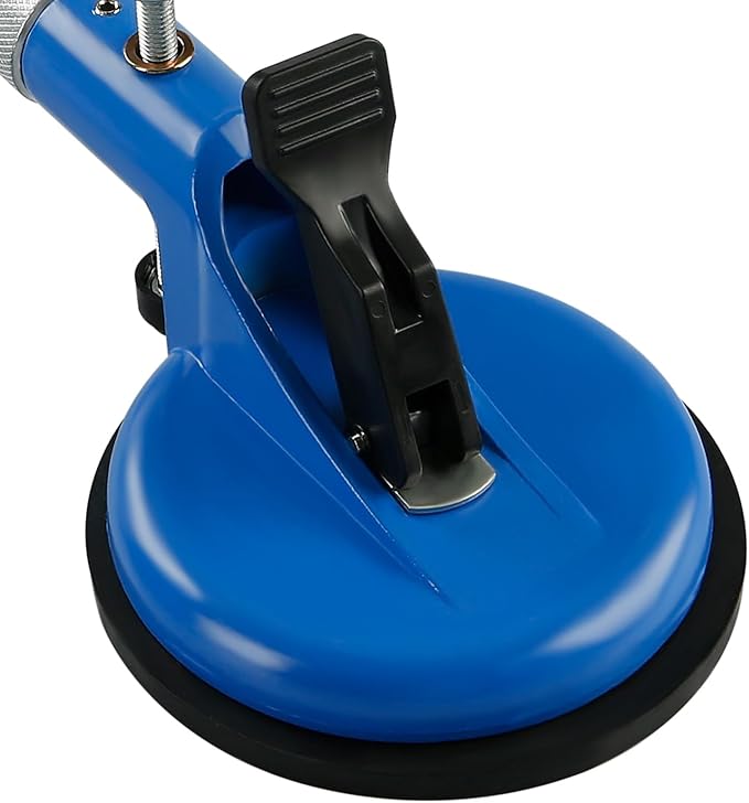 LOZLIN Suction Leveling System with Corner Alignment, Vacuum Lifter & Tile Tensioner for Granite Marble Quartz Countertop Slab Glass Installation, Gap-Free Seam Fixing Tool Blue