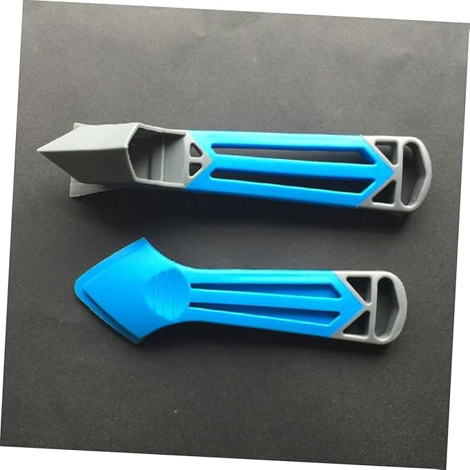 Veemoon 2 Pcs Caulk Remover Caulking Tool Kit Caulk Removal Tool Sealant Scraper Glue Shovel