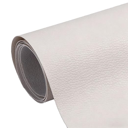 Cremsy Leather Repair Patch Tape, Self-Adhesive Leather Repair Patch Kit for Couch Sofa Car Seats, Waterproof Vinyl Repair Patch, Cuttable Furniture Repair Tape for Chair Jacket (12, Beige)