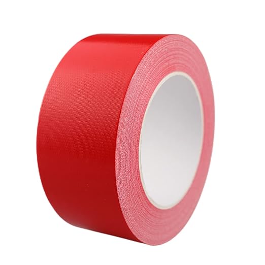 Multi-Purpose Duct Tape 2 Inch x 33 Yards, Heavy Duty, Waterproof, Great for Repairs, Packaging, Arts Crafts and DIY Projects (Red)