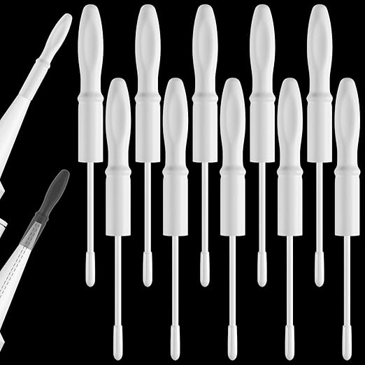 Gisafai 10 Pcs Caulk Tube Caps Reusable Caulk Saver Tube Sealer Caps Finishing Tool for Sealing and Preserving Open Universal Prevent Drying (White)