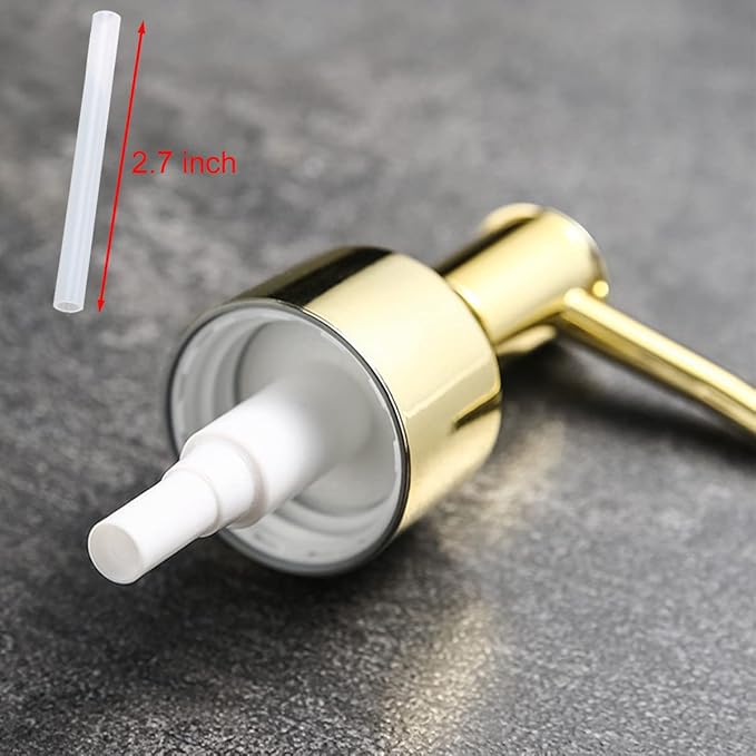 Gold Dispenser Pump for Pump Bottle Resin Mold Soap,Large Jar Bottle Mold Soap and Lotion Replacement Dispenser Pump for Kitchen, Bathroom Home Decor