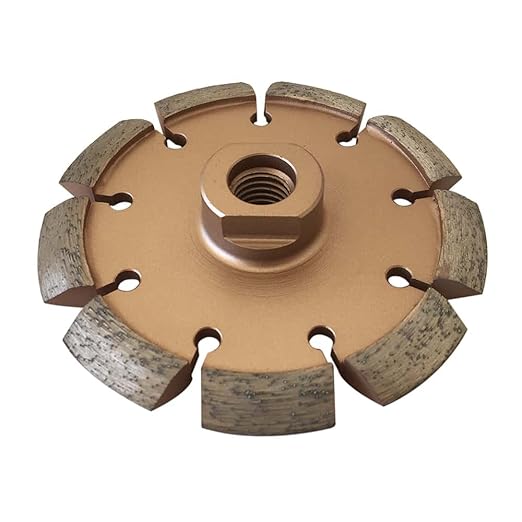 4" Crack Chaser Blade for Cured Concrete, Asphalt Repair or Joint Widen, 0.5" Width, 5/8"-11 Arbor