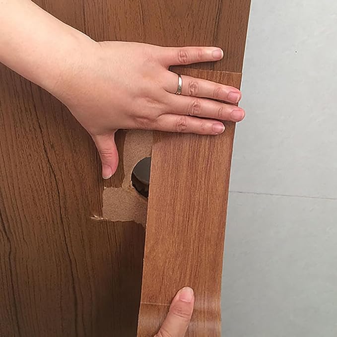 2.2 Inch Wood Grain Repair Tape Door Floor Patch Tape Wallpaper Border Tape Furniture Chair Repair Tape Wood Color Duct Tape Handicraft DIY Tape Golden