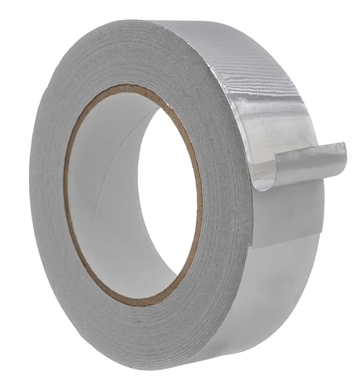 WOD Aluminum Foil Tape - 1.5 inch x 50 yds. Heat Shield Reflective Sealant Tape - Ideal for HVAC, Duct, Pipe, and Metal Insulation and Repair. Low and High Temperature Resistant AFTR28