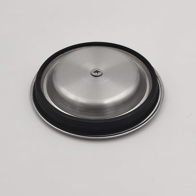 GZILA Kitchen Sink Stopper Replacement, Sealing Lid Sink Drain Stopper for 3-1/2 Inch Standard Drains Assembly, 304 Stainless Steel with Rubber Gasket, Brushed Nickel