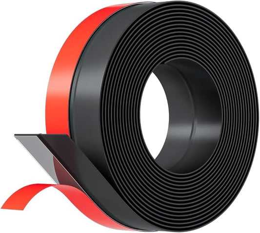 20FT Weather Stripping Door Seal - 2" Silicone Door Draft Seal Tape for Gaps Under Door Weatherstripping Sweep Stopper for Bottom of Shower Door/Sliding Glass Door