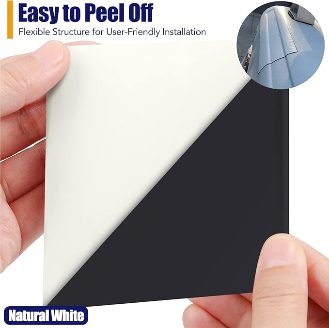 RV Roof Tape, 6 Inch x 50 Feet RV Sealant Tape, UV & Waterproof RV White Seal Tape for RV Repair, Window, Boat Sealing, Truck and Trailer Roof Sealant, Stop Camper Roof Leaks