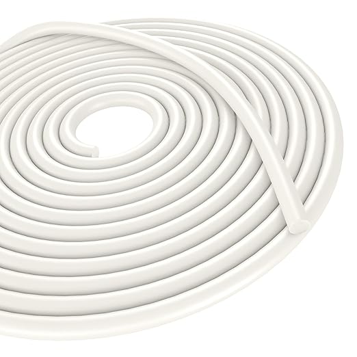 DGSL Backer Rod 1/2 Inch, Caulk Saver EPDM Rubber Backer Rod for Joints Concrete Filling and Gaps, Driveway and Wall Cracks(16.4 Ft Length)